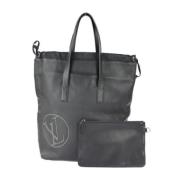 Louis Vuitton Vintage Pre-owned Laeder totevskor Black, Dam