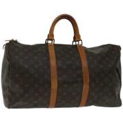 Louis Vuitton Vintage Pre-owned Canvas handvskor Brown, Dam