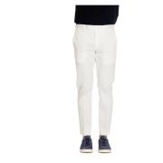 PT Torino Vita Twill Stretch Slim Byxor White, Herr