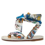 Christian Louboutin Pre-owned Pre-owned Satin sandaler Multicolor, Dam