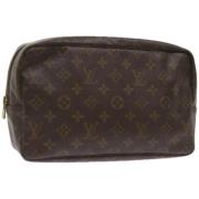 Louis Vuitton Vintage Pre-owned Canvas kuvertvskor Brown, Dam