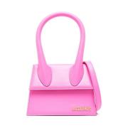 Jacquemus Chiquito Toteväska i Fuchsia Rosa Pink, Dam