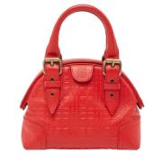 Burberry Vintage Pre-owned Laeder handvskor Red, Dam