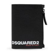 Dsquared2 Läderplånbok Black, Herr