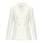 Max Mara Dubbelknäppt kavaj 'Osanna' White, Dam