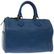 Louis Vuitton Vintage Pre-owned Laeder louis-vuitton-vskor Blue, Dam