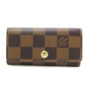 Louis Vuitton Vintage Pre-owned Canvas nyckelhllare Brown, Dam