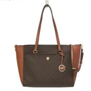 Michael Kors Pre-owned Pre-owned Canvas totevskor Brown, Dam