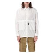 Comme des Garçons Vit Skjorta med Dolda Fickor Ss24 White, Herr