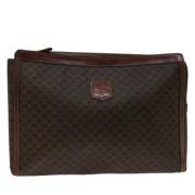 Celine Vintage Pre-owned Laeder kuvertvskor Brown, Dam