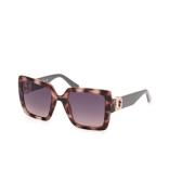 Guess Färgad Havana Gradient Rök Solglasögon Brown, Unisex