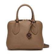 Tory Burch Pebbled Swing Väska Brown, Dam