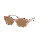 Michael Kors Brun Ram Brun Svart Glasögon Brown, Unisex