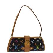 Louis Vuitton Vintage Pre-owned Canvas axelremsvskor Multicolor, Dam