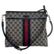 Gucci Vintage Pre-owned Canvas gucci-vskor Blue, Dam