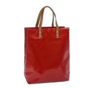 Louis Vuitton Vintage Pre-owned Laeder axelremsvskor Red, Dam