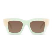 Jacquemus Baci Light Green Solglasögon Green, Dam