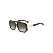 Dsquared2 Grön Havana Solglasögon Brown, Herr