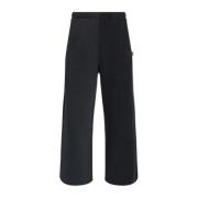 MM6 Maison Margiela wide-leg sweatpants Black, Herr