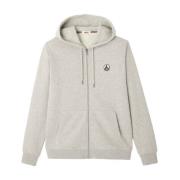 Jott Dragkedja Hoodie Oaxaca - Grå Gray, Herr