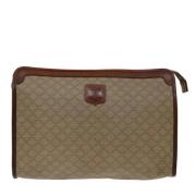 Celine Vintage Pre-owned Canvas kuvertvskor Beige, Dam