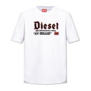 Diesel T-shirt T-Adjust-K1 White, Herr