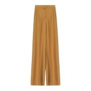 Max Mara Veckade byxor Senna Brown, Dam