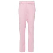 Sportmax Rosa Ull Romagna Byxor Pink, Dam