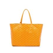 Goyard Vintage Pre-owned Laeder totevskor Yellow, Dam