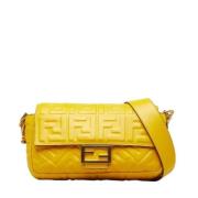 Fendi Vintage Pre-owned Laeder fendi-vskor Yellow, Dam