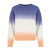 A.p.c. Färgglad Bomullssweatshirt Multicolor, Dam