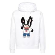 Dsquared2 Vit Felpa Sweatshirt White, Herr