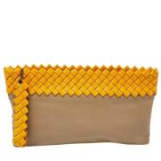 Bottega Veneta Vintage Pre-owned Laeder kuvertvskor Multicolor, Dam