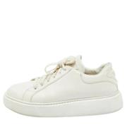 Prada Vintage Pre-owned Laeder sneakers White, Dam