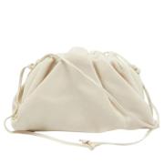 Bottega Veneta Vintage Pre-owned Laeder necessrer White, Dam