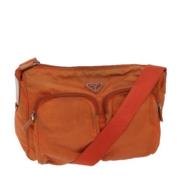 Prada Vintage Pre-owned Nylon prada-vskor Orange, Dam