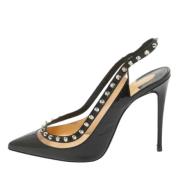 Christian Louboutin Pre-owned Pre-owned Laeder sandaler Black, Dam