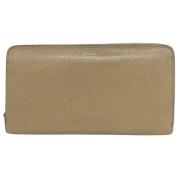 Celine Vintage Pre-owned Laeder plnbcker Beige, Dam