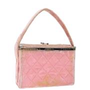 Chanel Vintage Pre-owned Tyg handvskor Pink, Dam