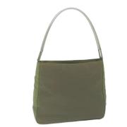 Prada Vintage Pre-owned Nylon prada-vskor Green, Dam