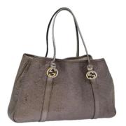 Gucci Vintage Pre-owned Canvas totevskor Brown, Dam