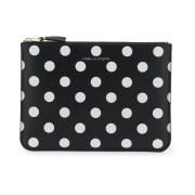 Comme des Garçons Polka Dots Läderpåse Black, Dam