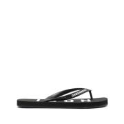 Dsquared2 Stiliga svarta flip-flops för kvinnor Black, Dam