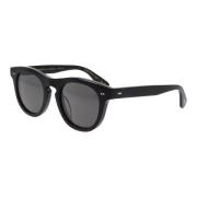 Oliver Peoples Runda Acetat Solglasögon OV 5509Su Black, Unisex