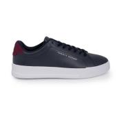 Tommy Jeans Läder Sneakers Höst/Vinter Kollektion Blue, Herr