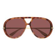 Bottega Veneta Ikoniska Aviator Solglasögon Bv1274S 003 Brown, Unisex