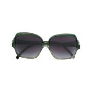 Yves Saint Laurent Vintage Pre-owned Acetat solglasgon Green, Dam