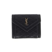 Yves Saint Laurent Vintage Pre-owned Laeder plnbcker Black, Dam