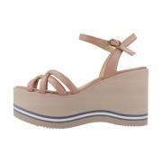 Paloma Barceló Stiliga Wedges Sandaler Beige, Dam