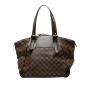 Louis Vuitton Vintage Pre-owned Laeder totevskor Brown, Dam